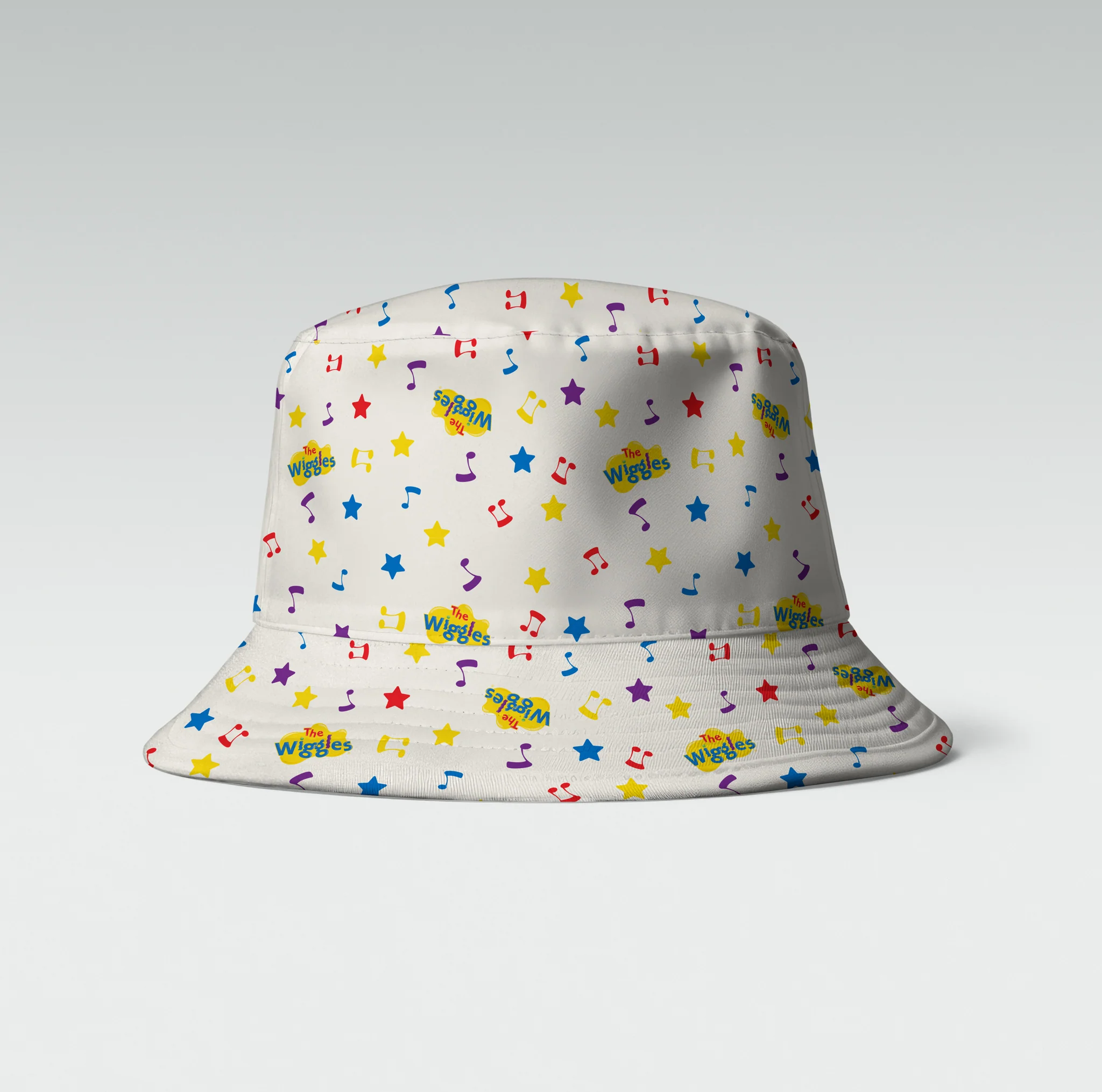 Children's Reversable Bucket hat Blue/White - Image 3